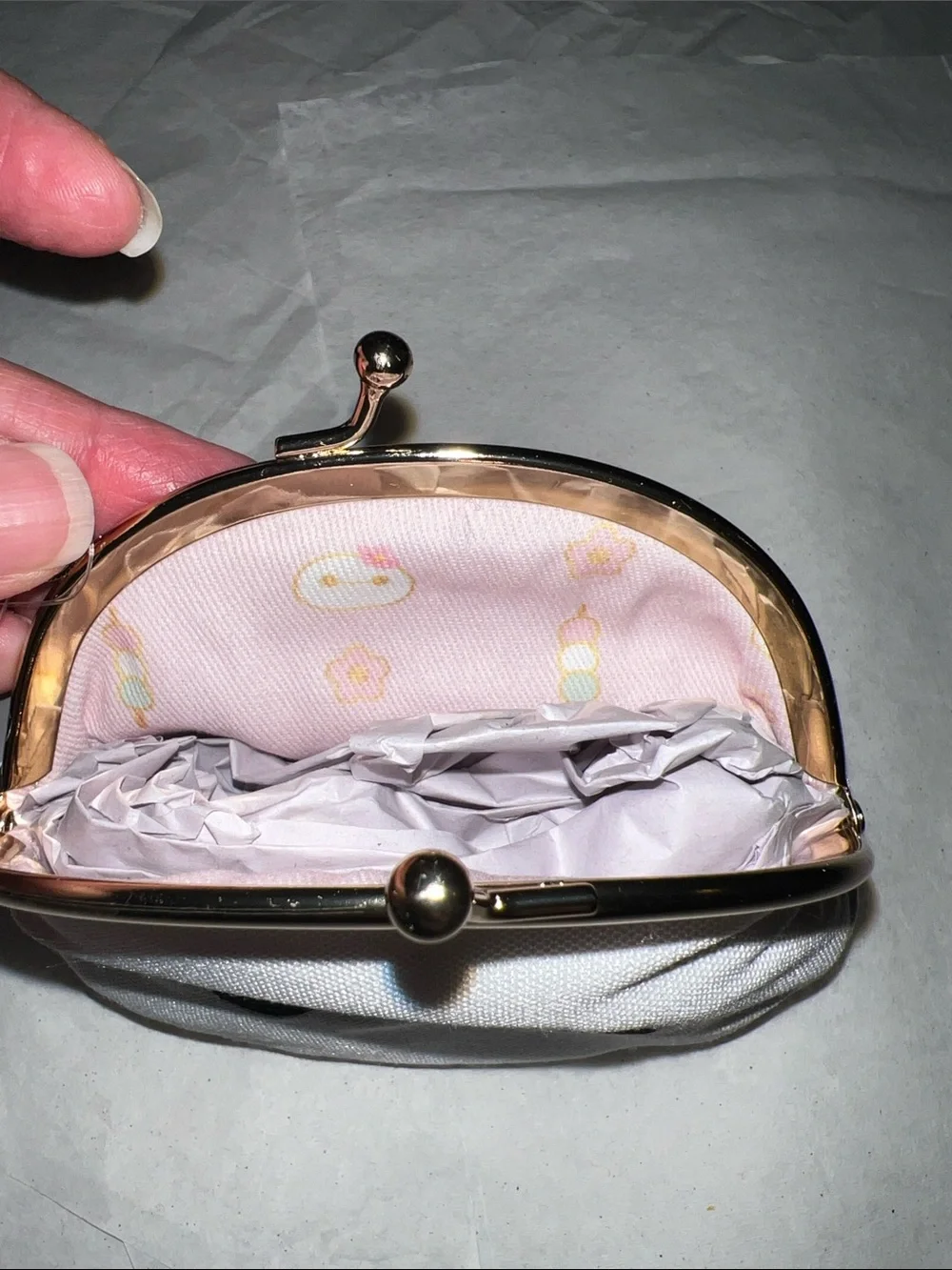 Disney  Big Hero Baymax Coin Mini Purse Sakura Cherry